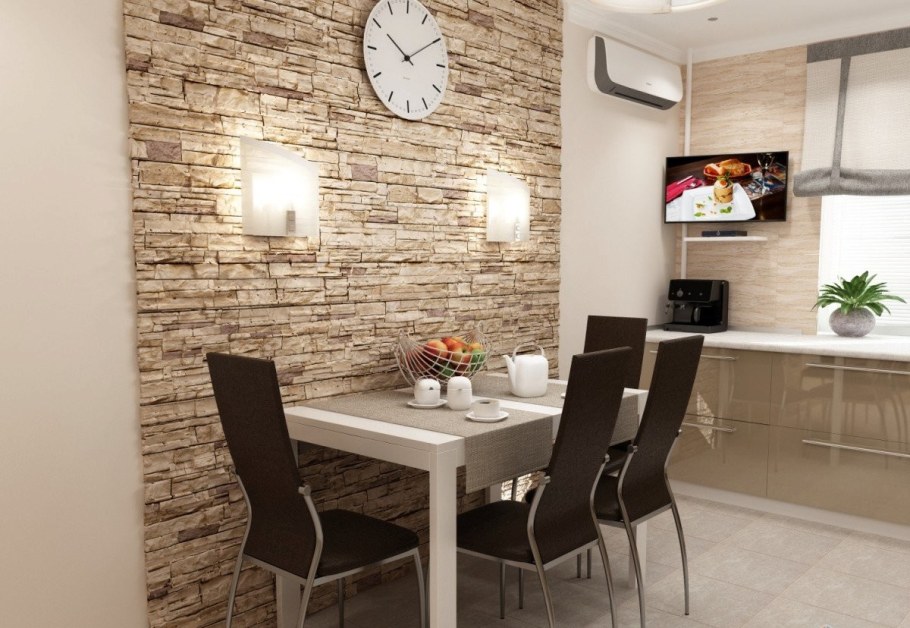 Отделка кухонных стен