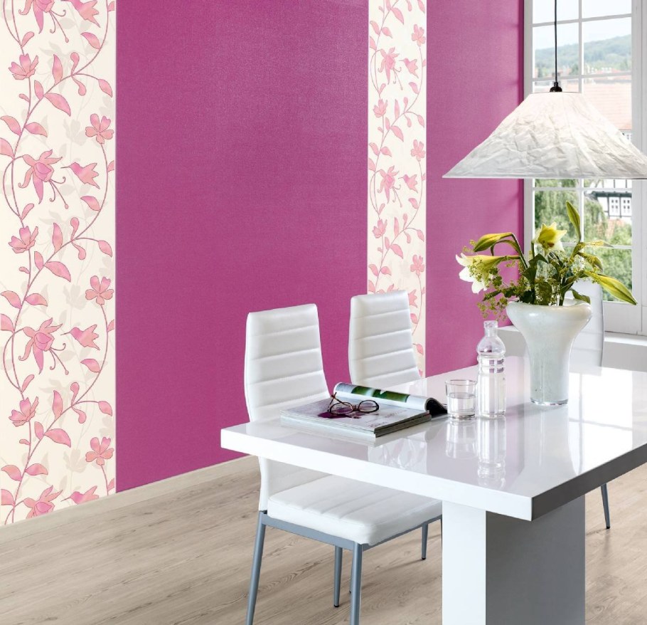 Комбинированные обои для кухни