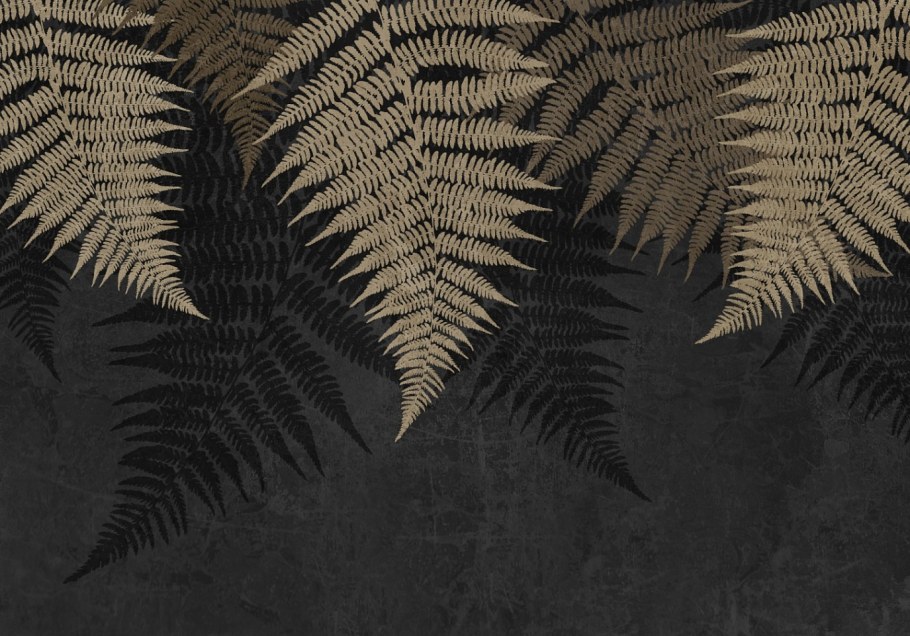 Папоротник на стене