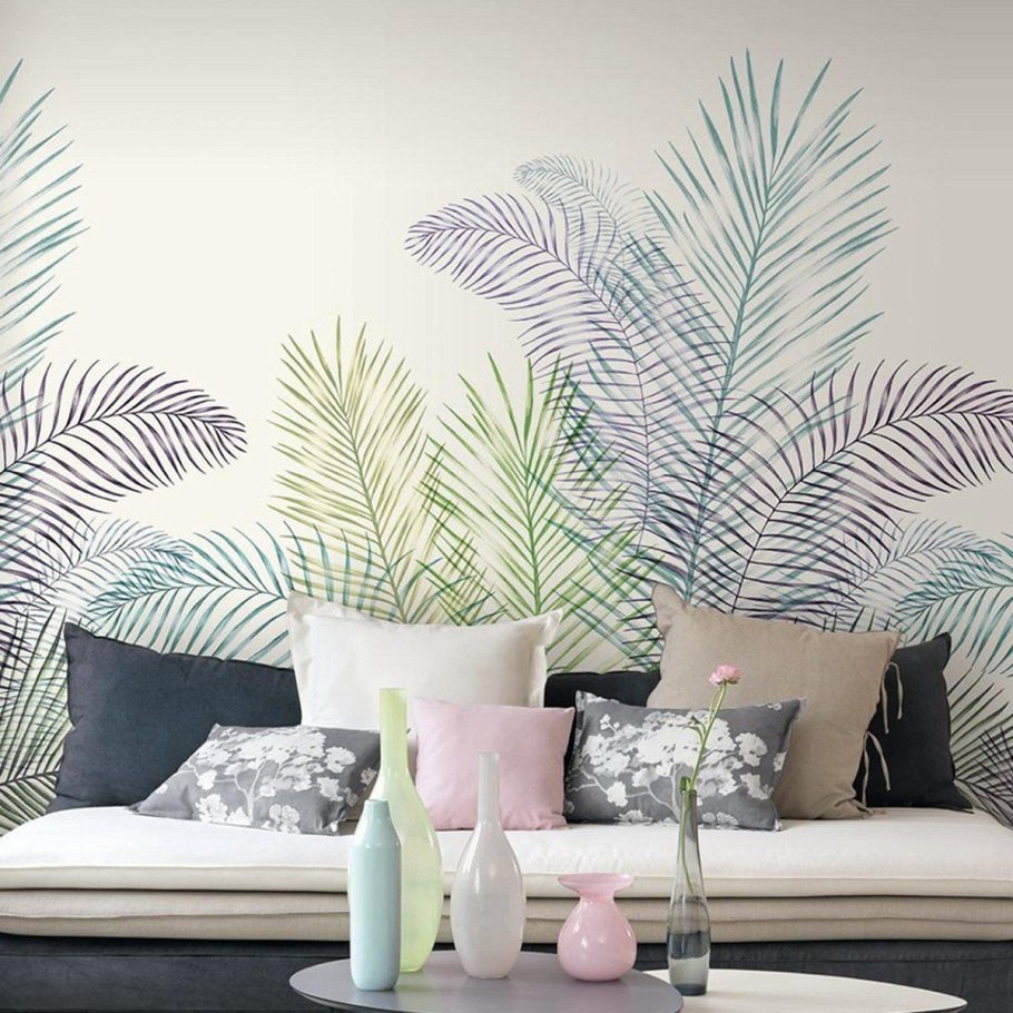 Стильные фотообои в интерьере