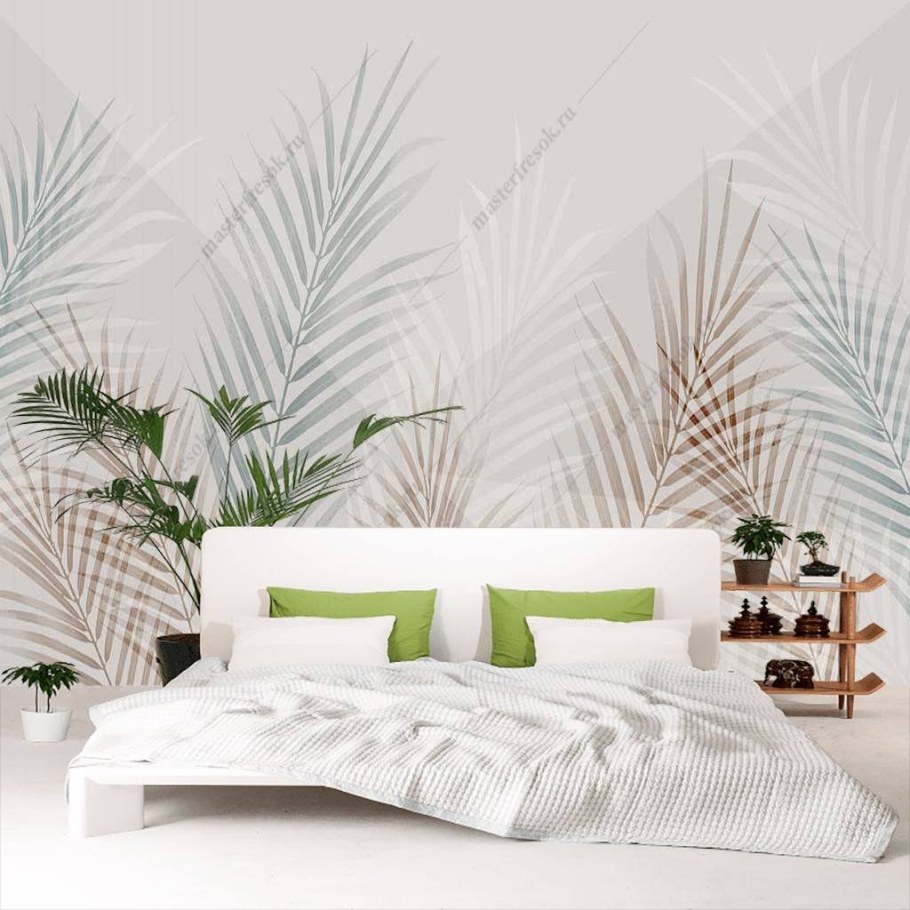 Афреско тропические листья