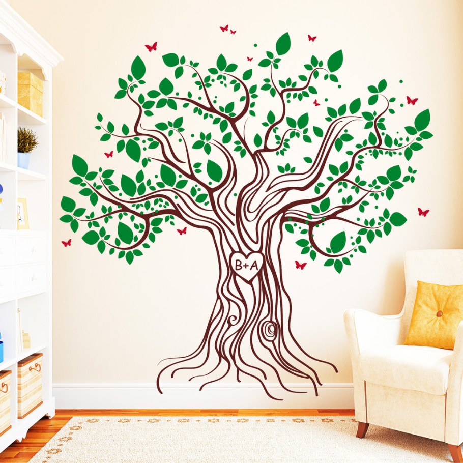 Интерьерная наклейка дерево