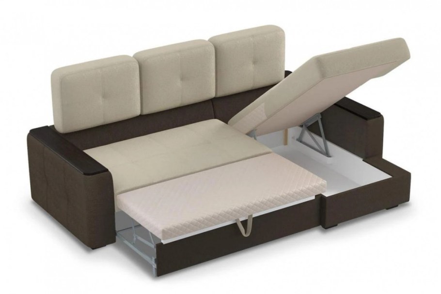 Угловой диван с механизмом Дельфин