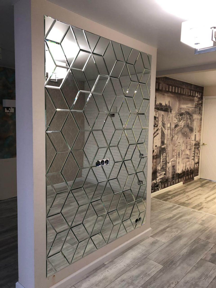 Зеркальная плитка панно