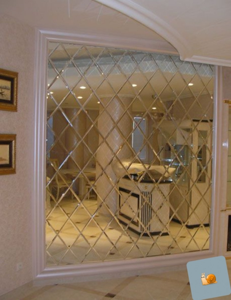 Зеркальная плитка панно