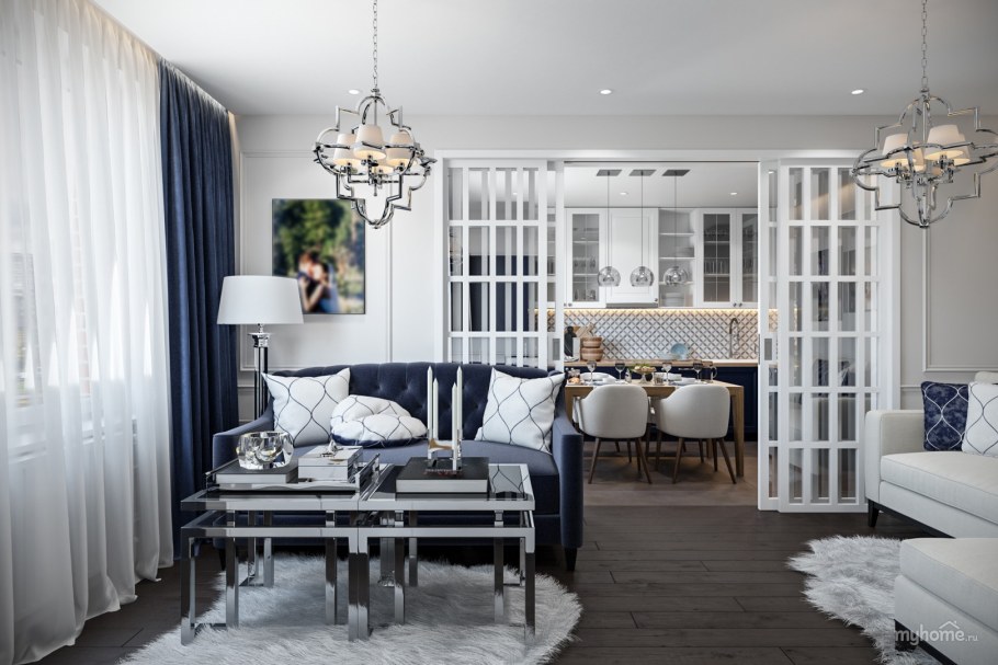 Американская классика в интерьере