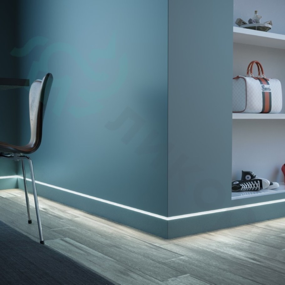 Плинтус скрытого монтажа Ликорн