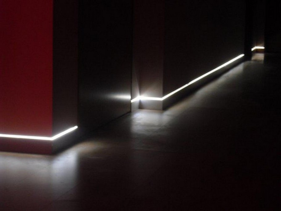 Теневой плинтус для светодиодной подсветки ЦЕНТРСВЕТ profline Skirting led ba