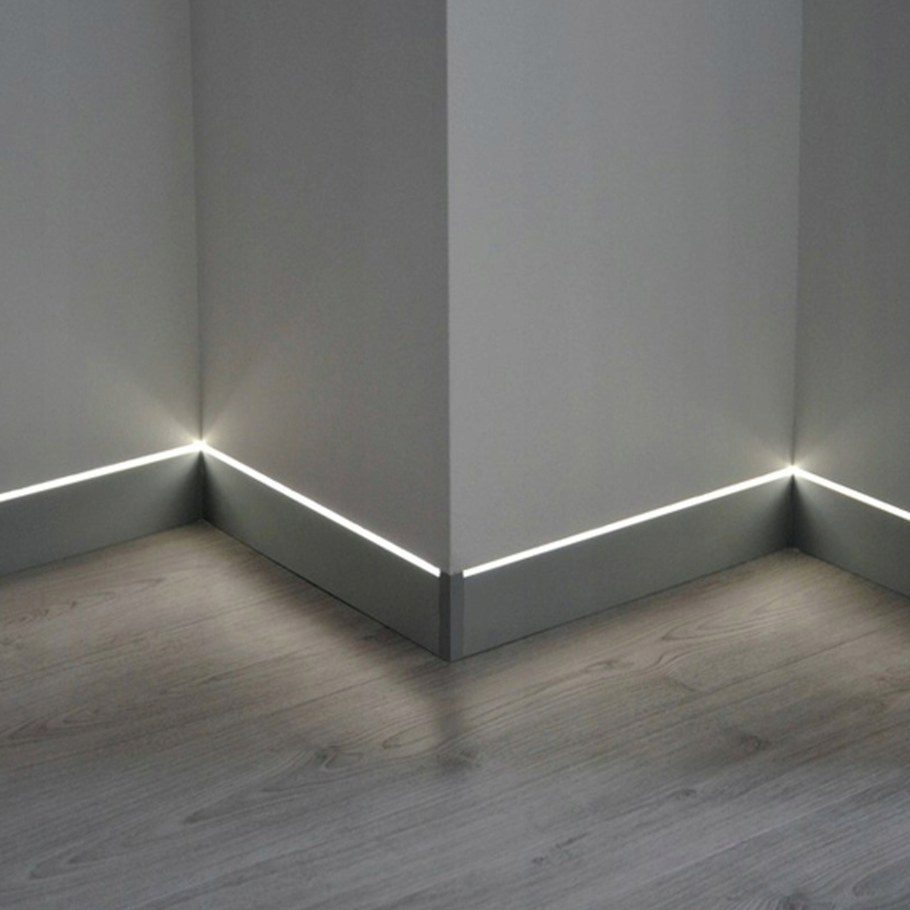 Плинтус скрытый алюминиевый Alp-g60