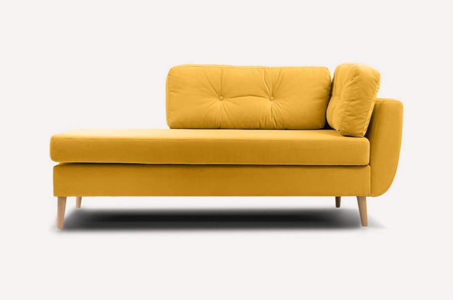Кушетка Норфолк Velvet Yellow