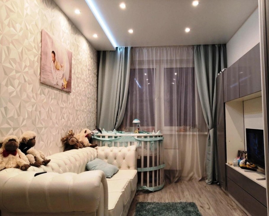 Детская в однокомнатной квартире