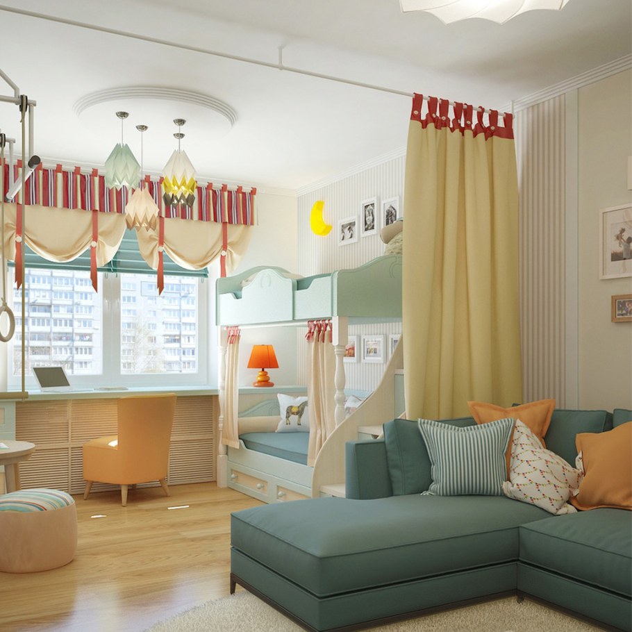 Детский уголок в гостиной