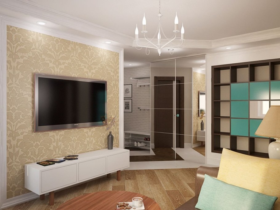 Дизайнерские проекты квартир двухкомнатной