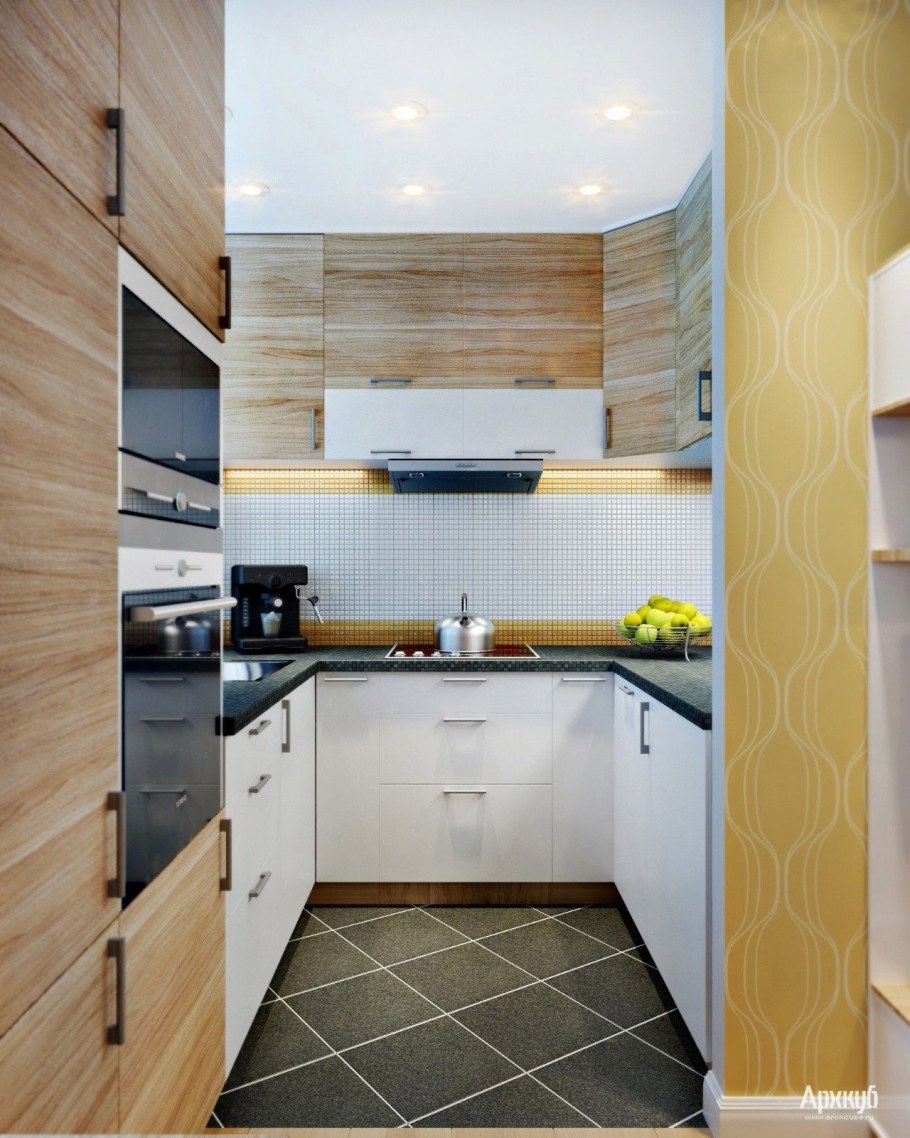 Кухня в двухкомнатной хрущевке