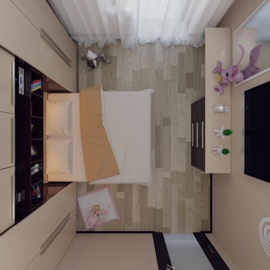 Маленькая двухкомнатная квартира