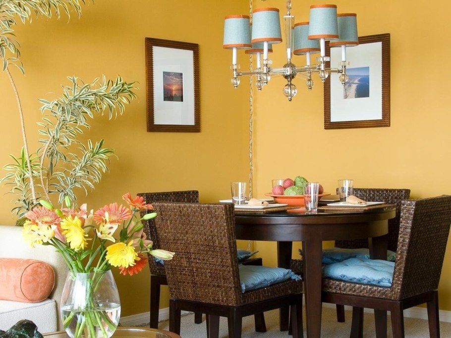 Декор обеденной зоны на кухне