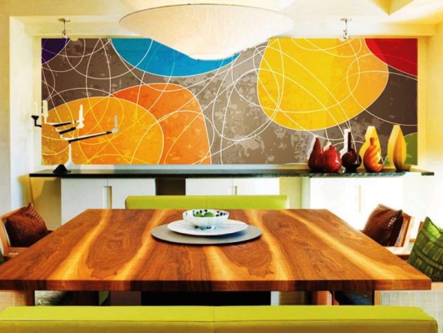 Абстрактные картины для кухни