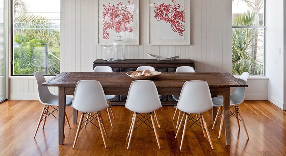 Стул Скандинавский Eames DSW белый