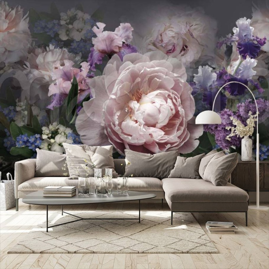 Фреска пионы афреско