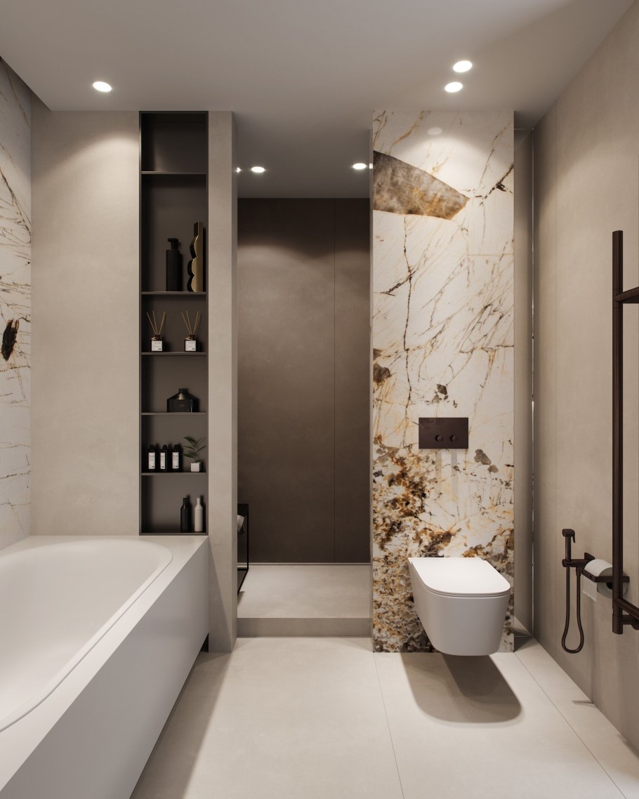 Современный интерьер ванной