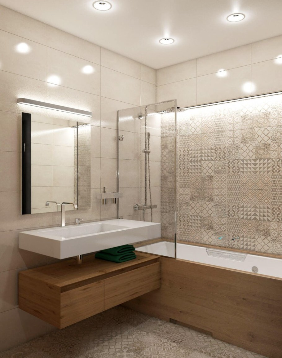 Стильная плитка для ванной комнаты