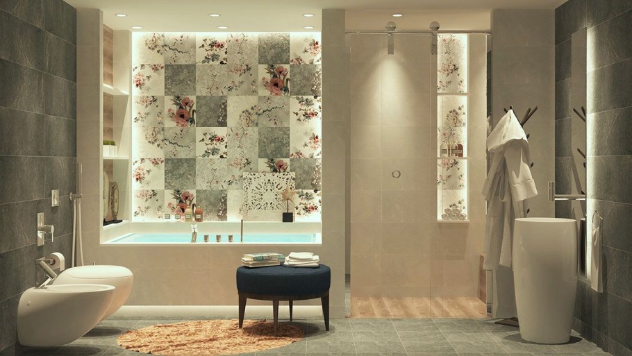 Плитка для ванной современные тенденции