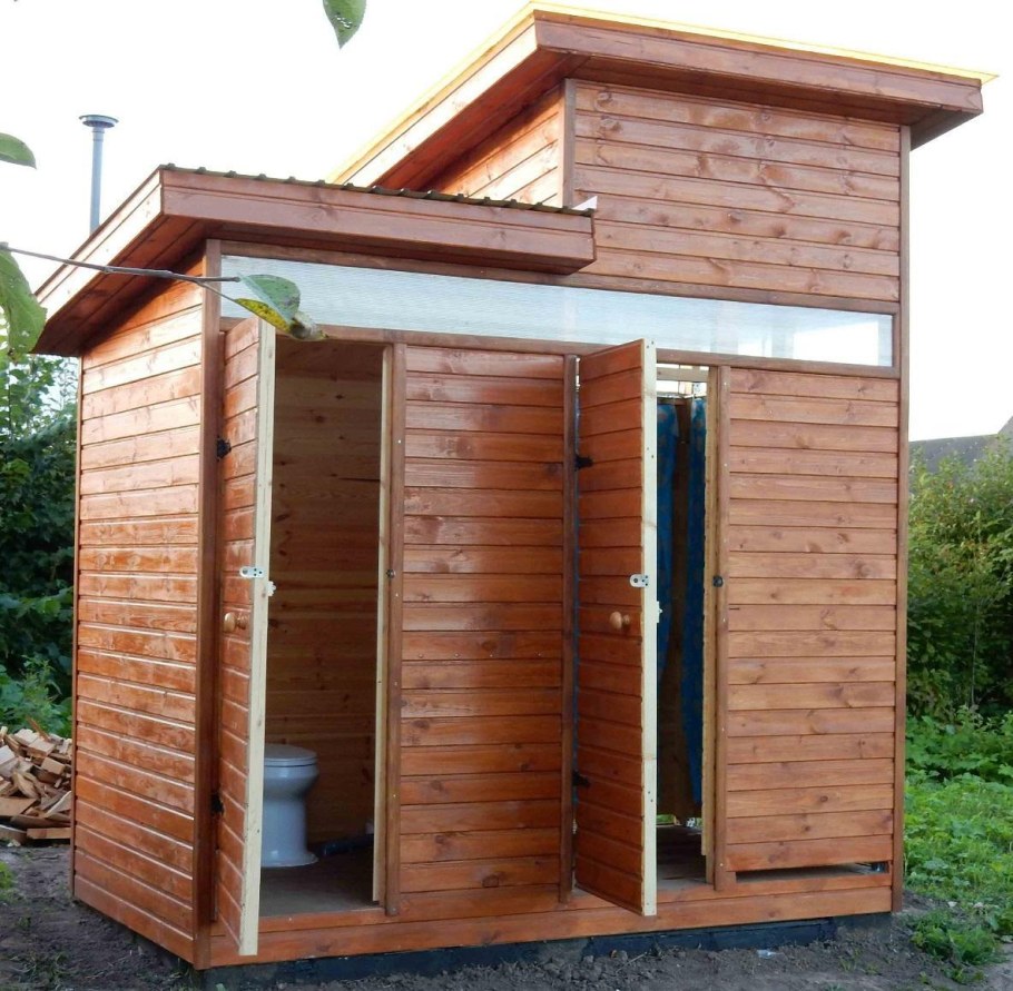 Садовый туалет с душем