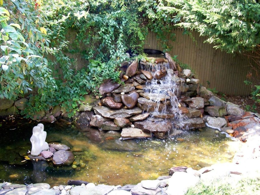 Водопад искусственный для дачи