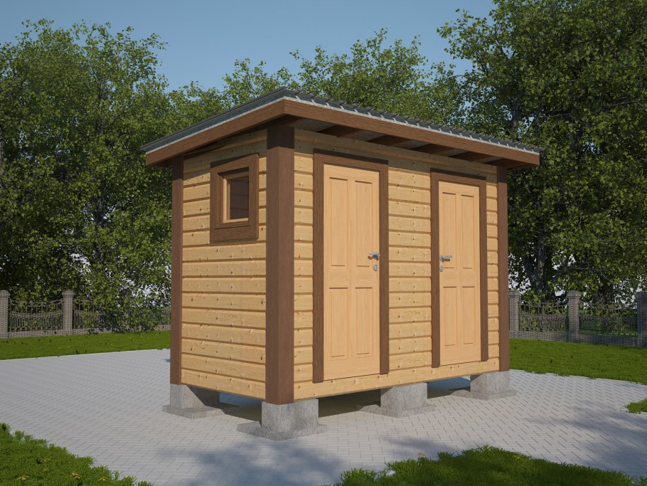 Хозблок 6м*2,3м (№6013)