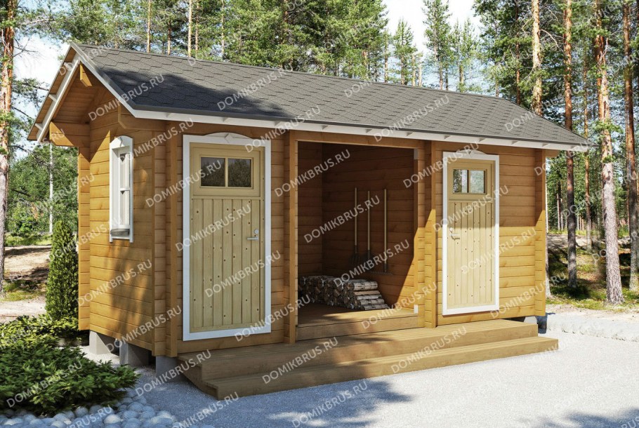 Баня сарай 3х5