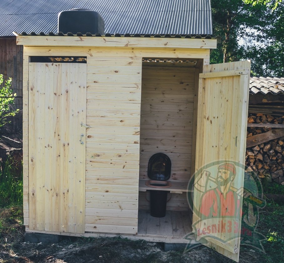 Летний душ с туалетом