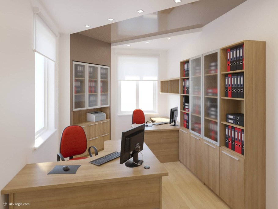 Интерьер небольшого офиса