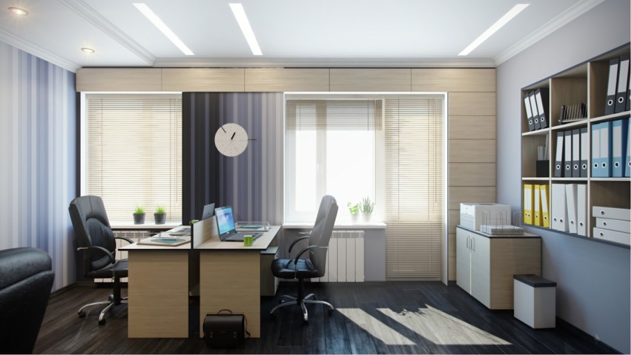 Расстановка мебели в кабинете