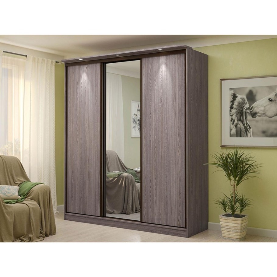 Шкаф купе цвет ясень Анкор