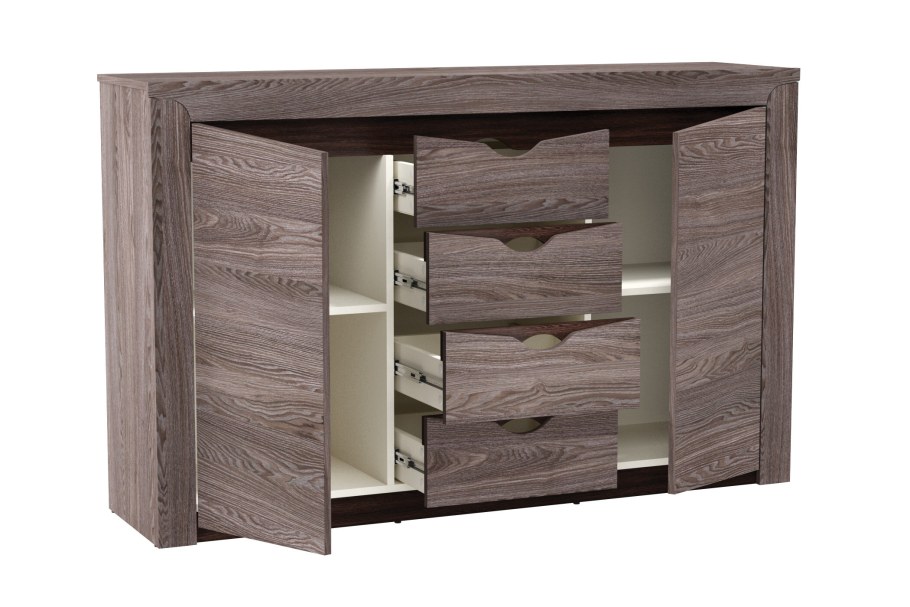 Комод Лючия-33.19 ясень Анкор темный/венге