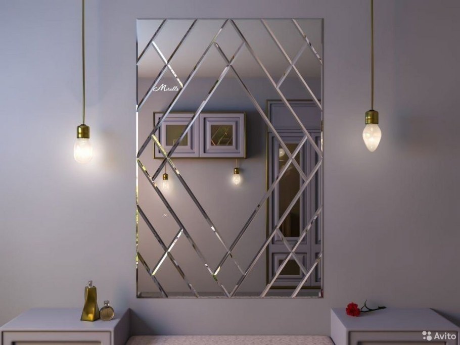 Плитка зеркальная Glass Omega круг бронза lm52