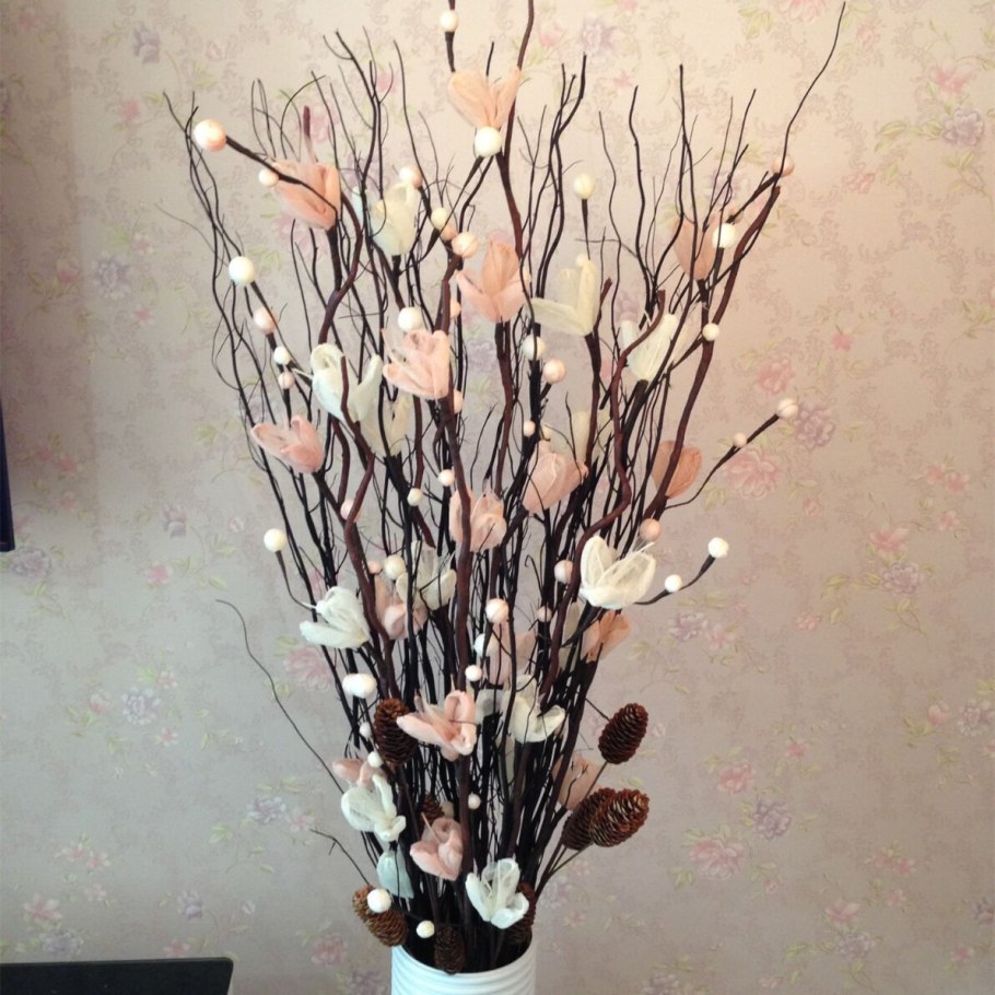 Декоративные ветки для напольной вазы