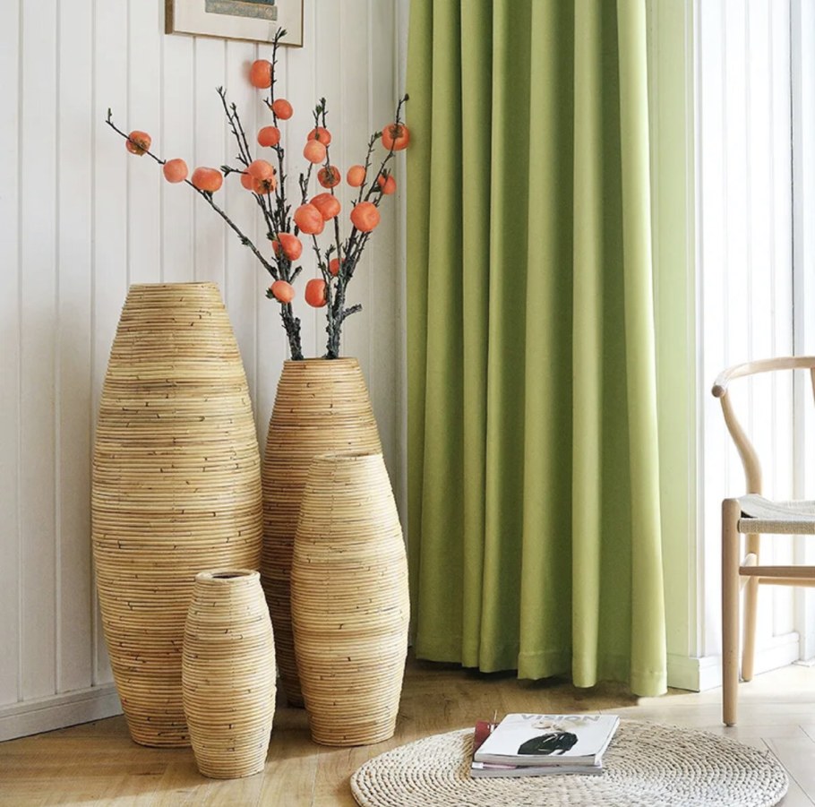 Ваза для бамбука икеа