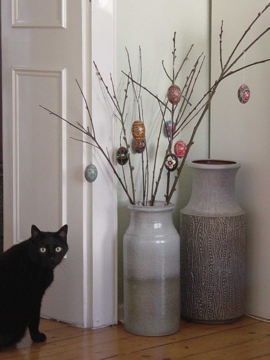 Декоративные ветки для напольной вазы