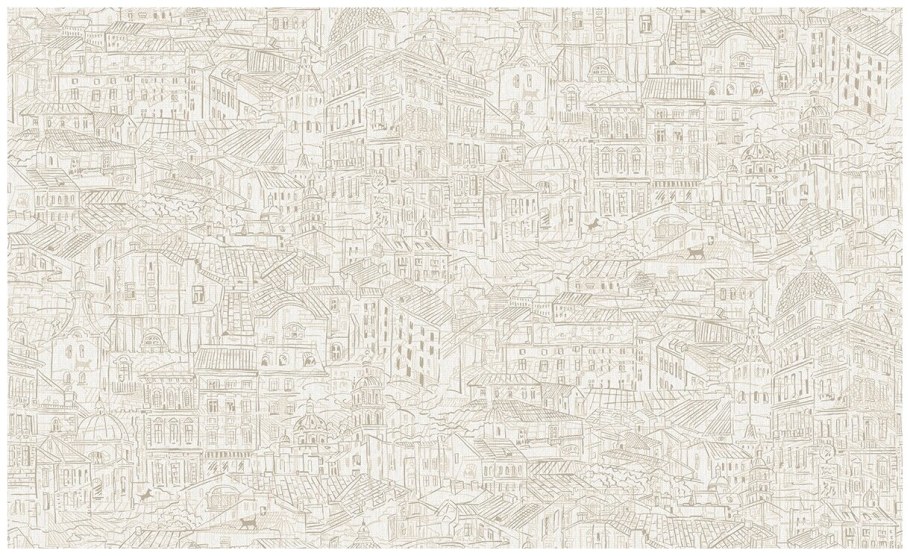 Обои флизелиновые Erismann 1.06 м цвет бежевый 60288-03