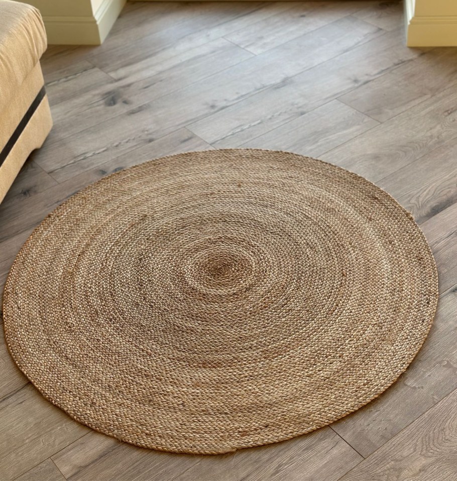 Ковер круглый хлопок
