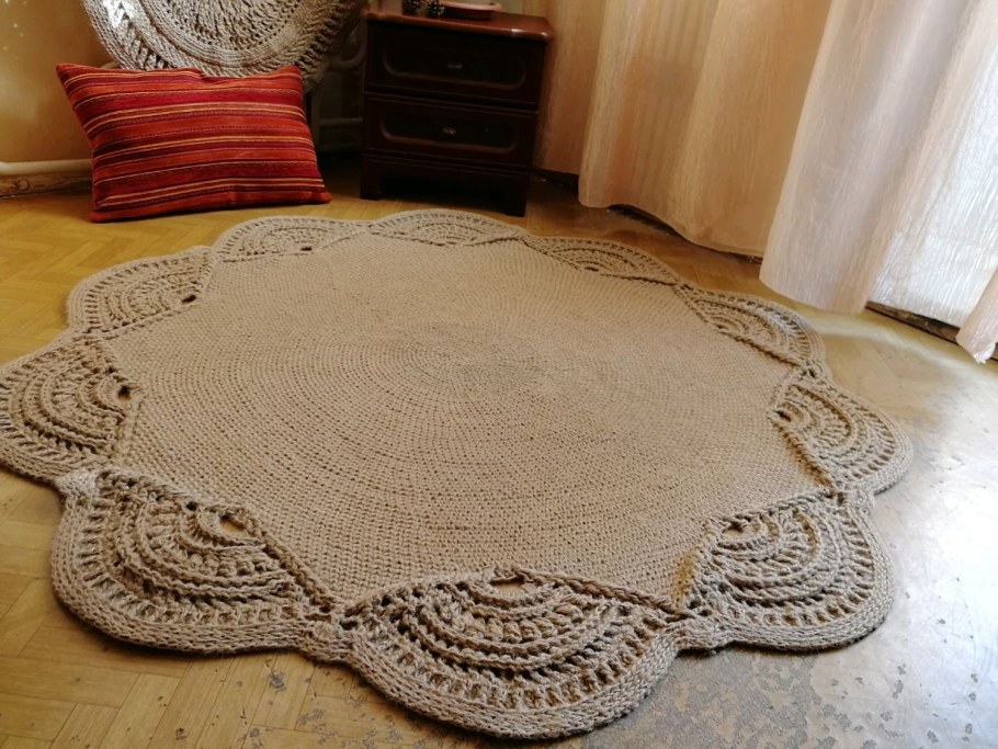 Коврик из джута икеа