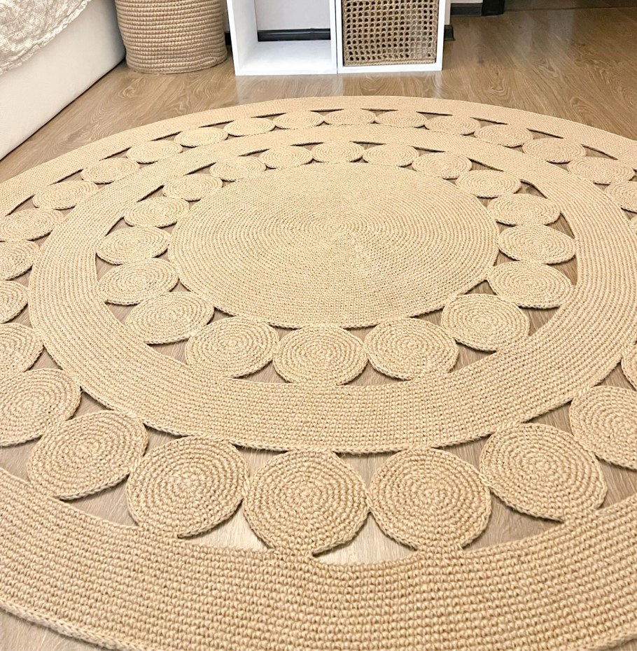 Ковер из джута