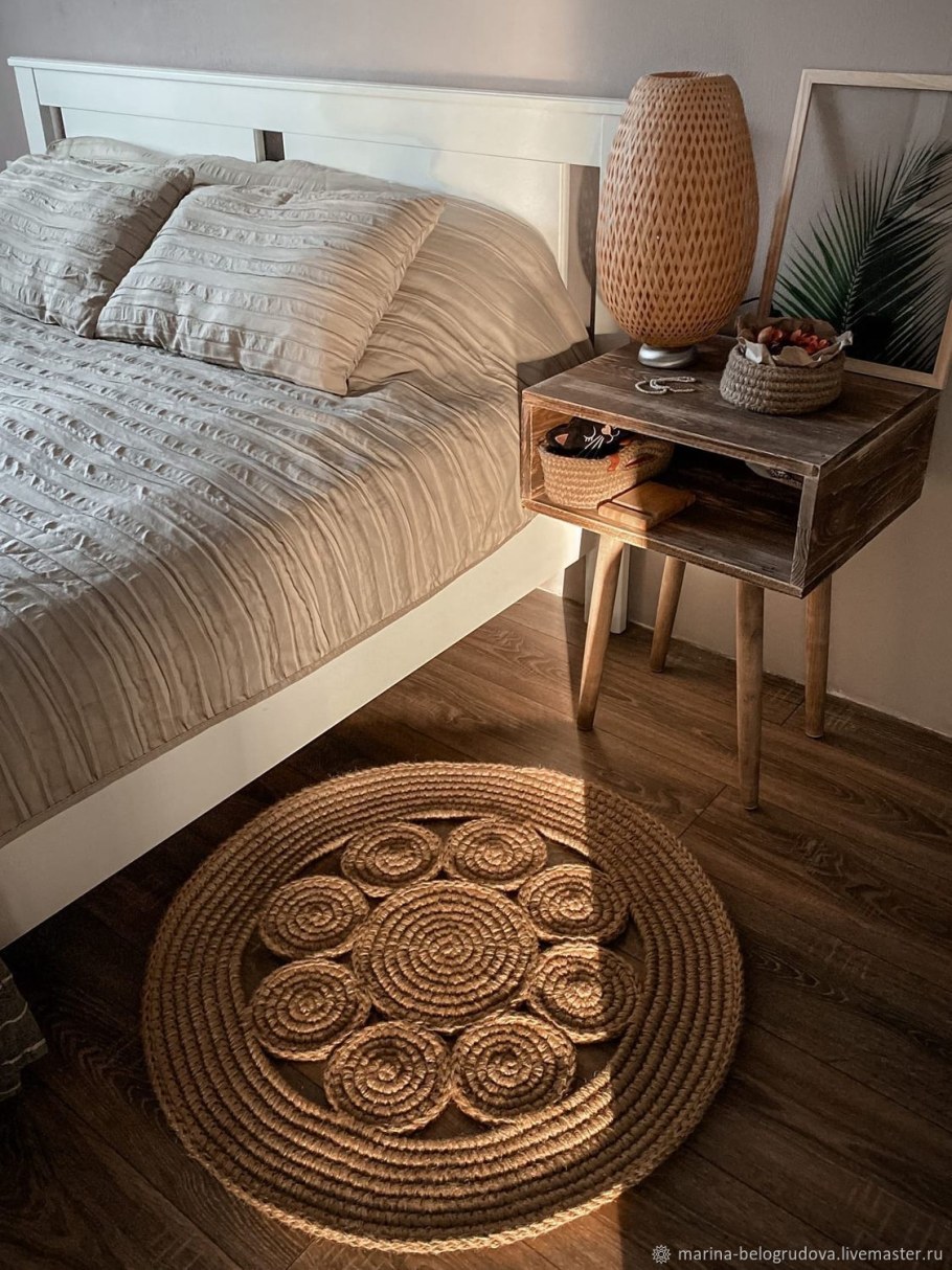 Ковер из джута икеа