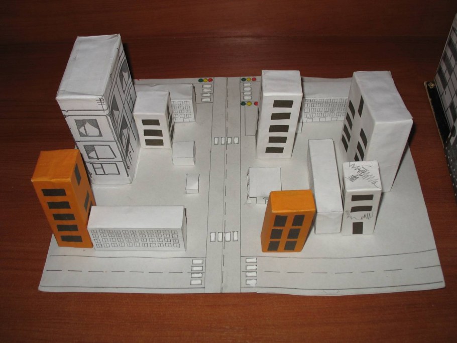 Бумажные макеты зданий