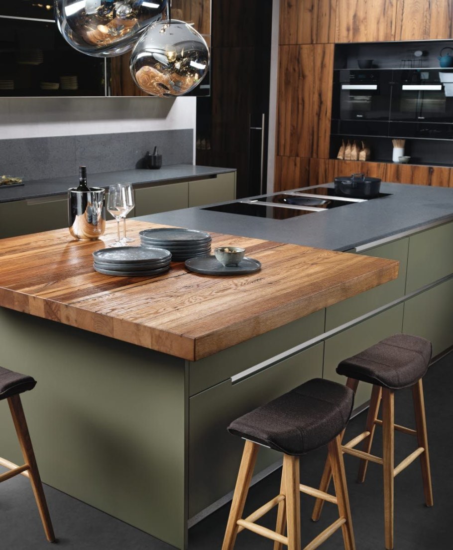 Столешница дуб Бунратти в интерьере