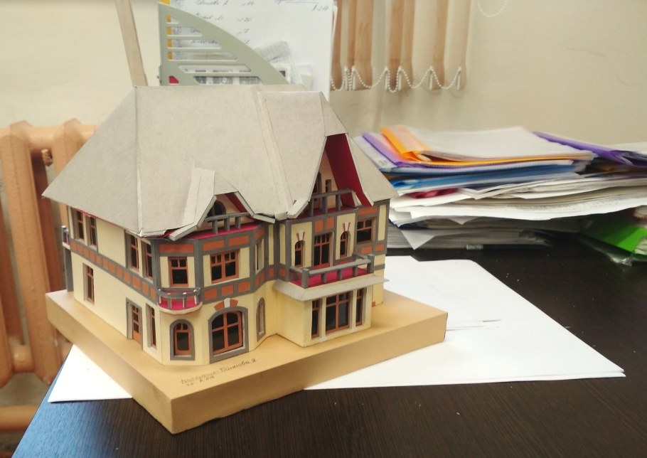 Архитектурный макет домика