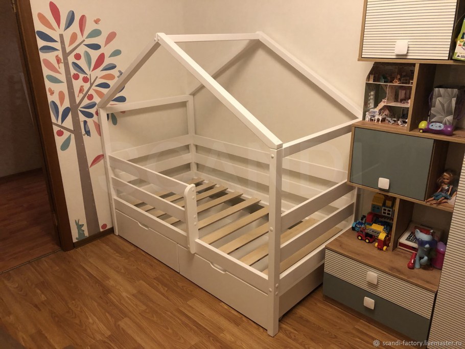 Кроватка домик Сканди