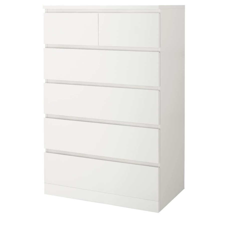 Комод ikea МАЛЬМ 6 ящиков 123х80