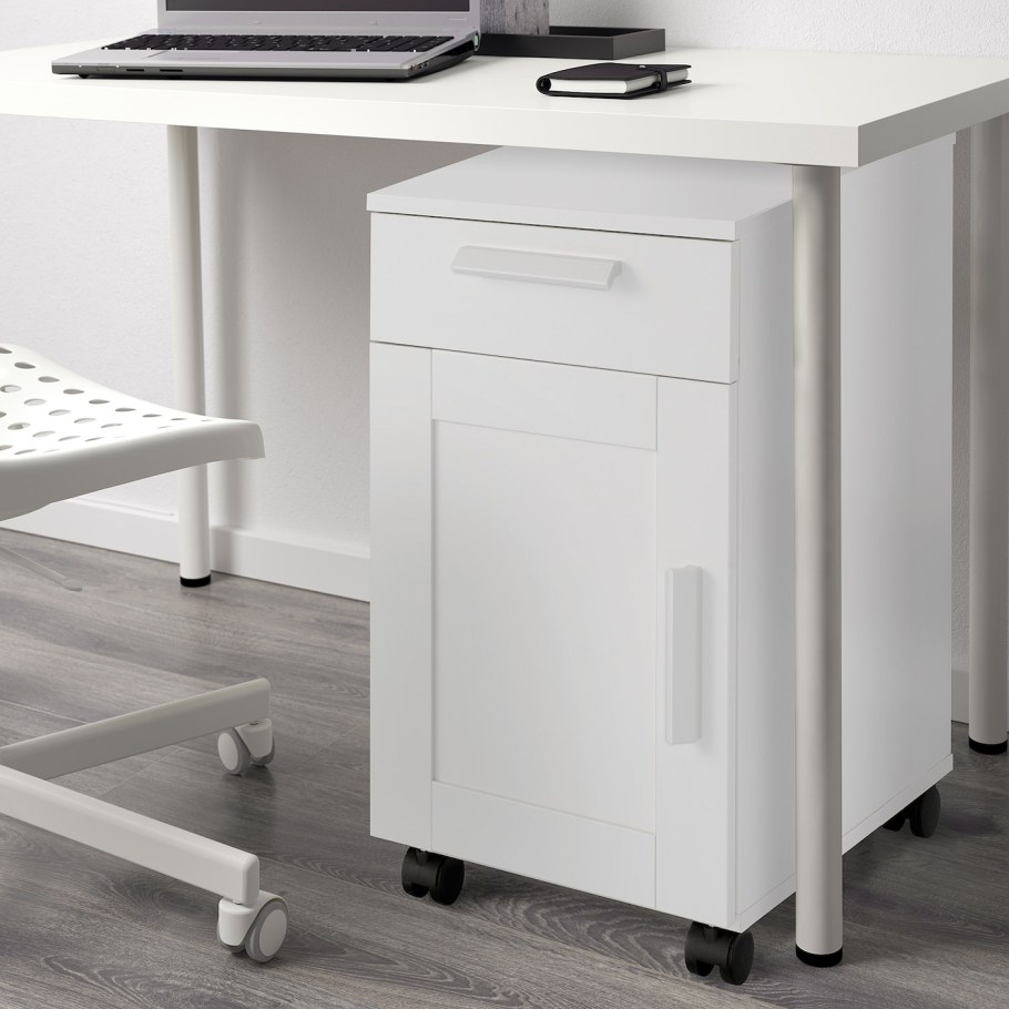 Ikea brimnes тумба белая